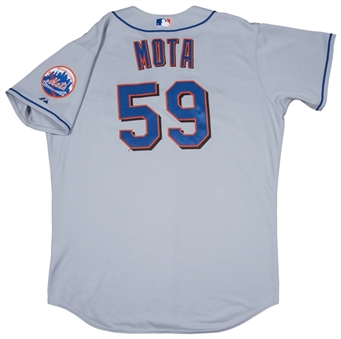 2006 Guillermo Mota Game Used New York Mets Road Jersey (Steiner LOA)